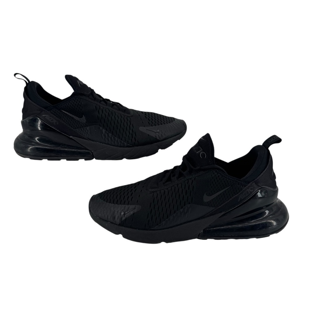 Nike Air Max 270 Black Mesh Sneakers Men’s Size 12.5 Running Shoes - Picture 6 of 13